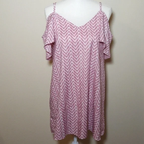 Lagaci Women's Cold Shoulder Blouse - Picture 1 of 5